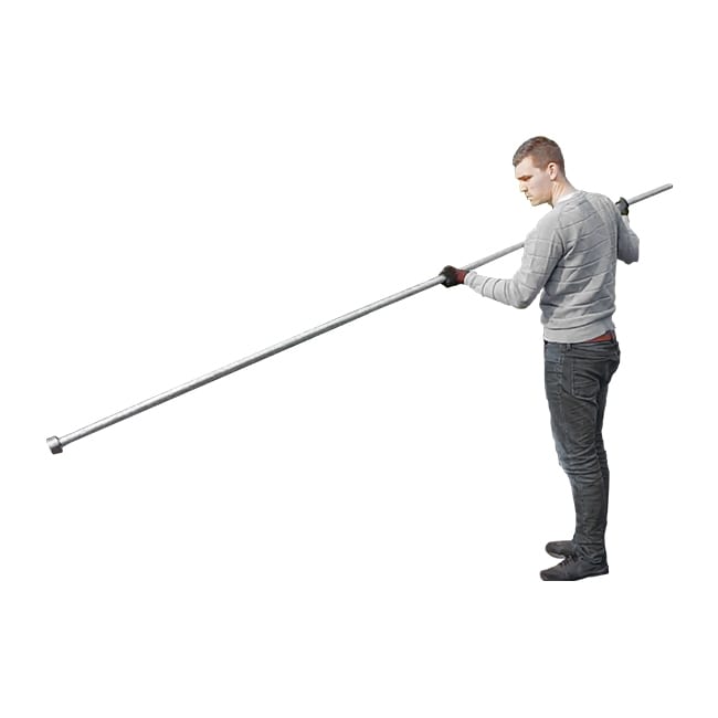 magneetvissen prikstok, prikstok, lange jan, magneetprikken, aluminium stok