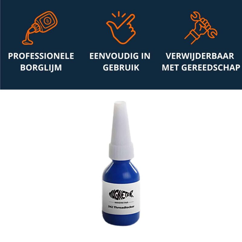 B0C28HYPMC.PT04 Professionele borglijm voor vismagneten, eenvoudig in gebruik en verwijderbaar met gereedschap voor extra veiligheid tijdens het magneetvissen.