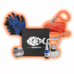 Easy 360 kinderpakket, magnetische vismagneet voor kinderen, inclusief touw, handschoenen, instructieboekje, veilige en lichte magneet, perfect voor beginners