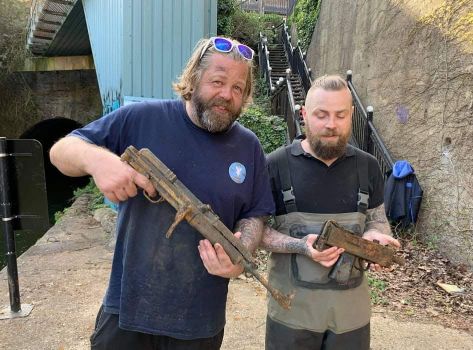 Marc heeft al veel mooie magneetvissen vondsten gedaan.