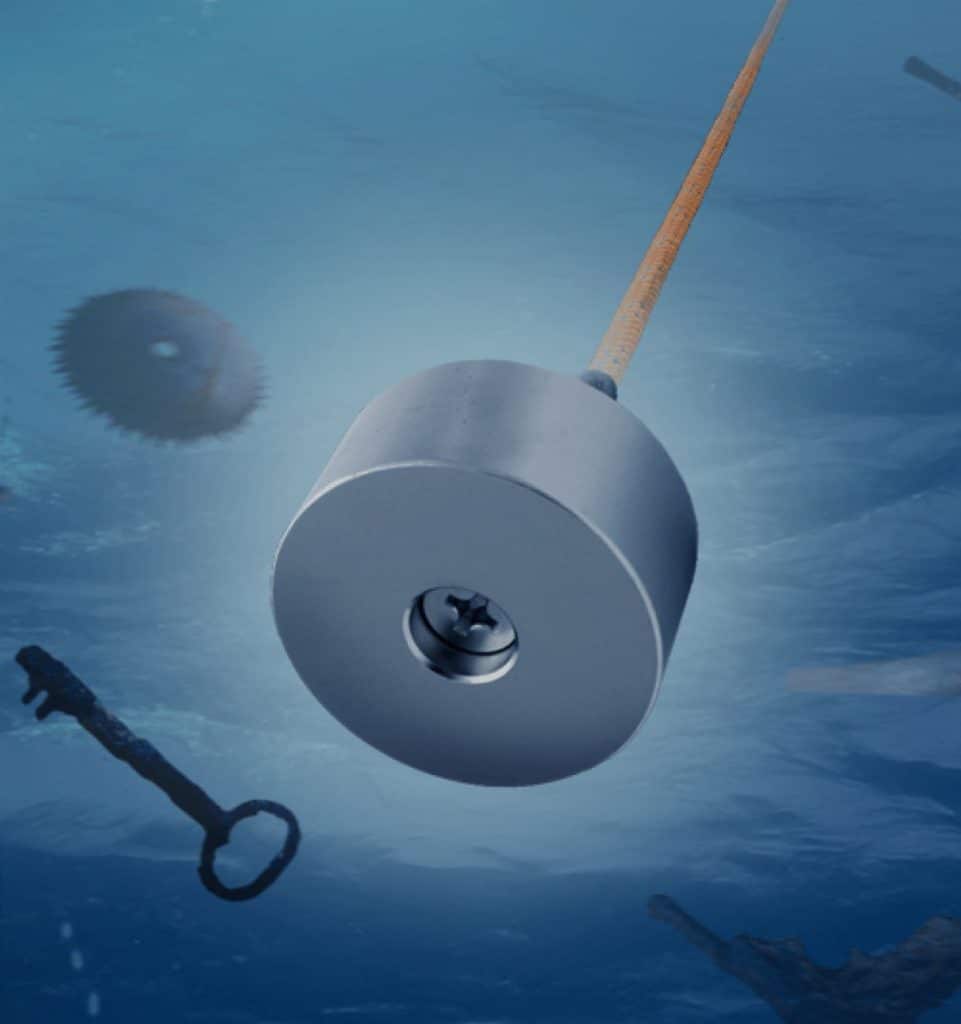 Met een goede magneetvissen set kun je tal van vondsten doen, zoals munten en kluizen.